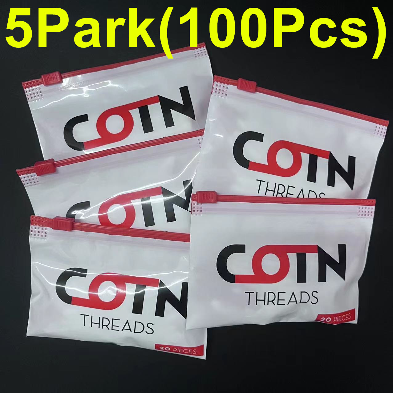 Cotton Wick Organic - 100 Buah/60 Buah/20 Buah Kapas Cotn