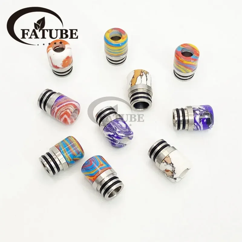 Drip Tip Resin - 1 Buah/10 Buah Sambungan Jerami Resin
