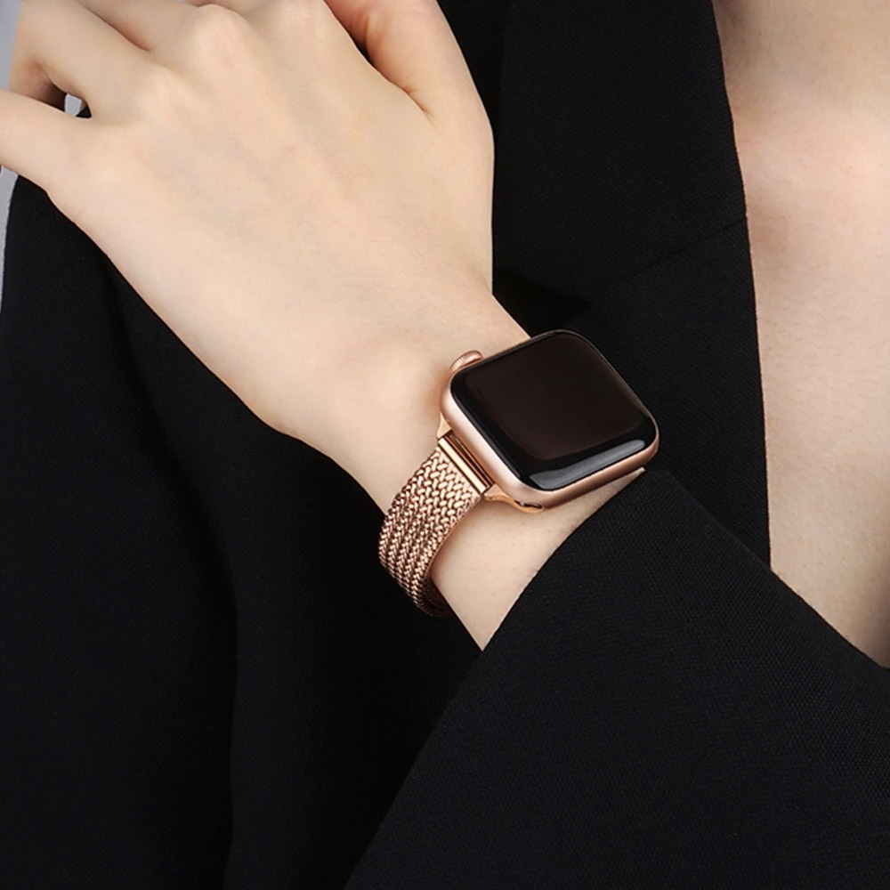 Mesh Coil Strip - Tali untuk Apple Watch Seri 9