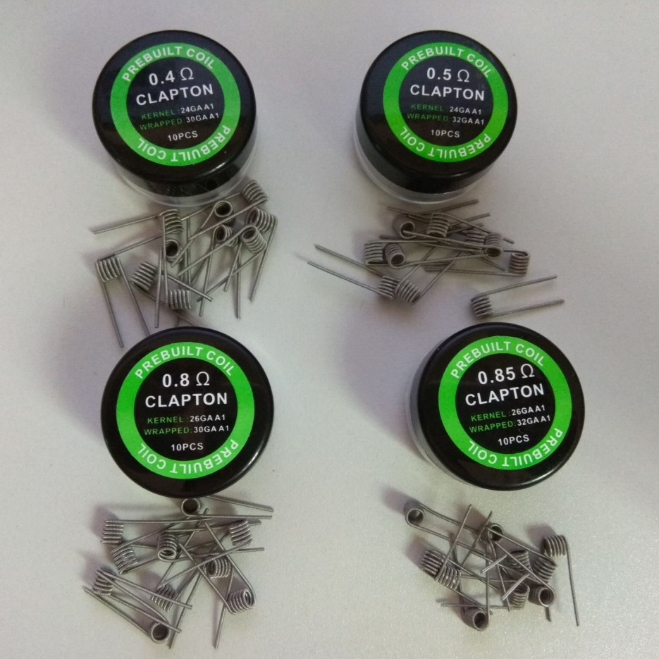 Clapton Wire Pre Built - 10Pcs/Box Fuse Heating Wires Prebuilt Coil