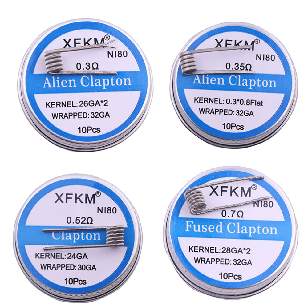 Clapton Wire Pre Built - Kawat pemanas pra-buat Diameter dalam 3mm