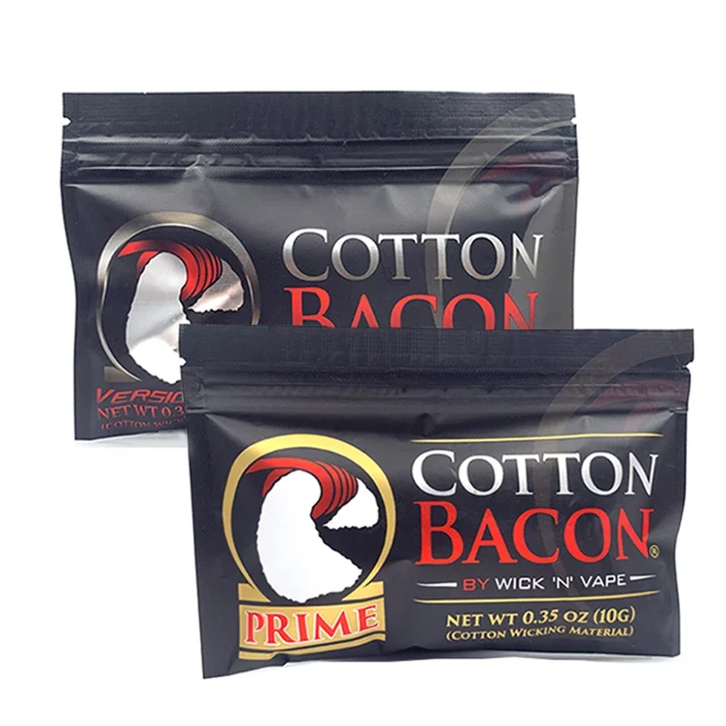Rda Atomizer Deck - Vape kapas perak emas katun Bacon