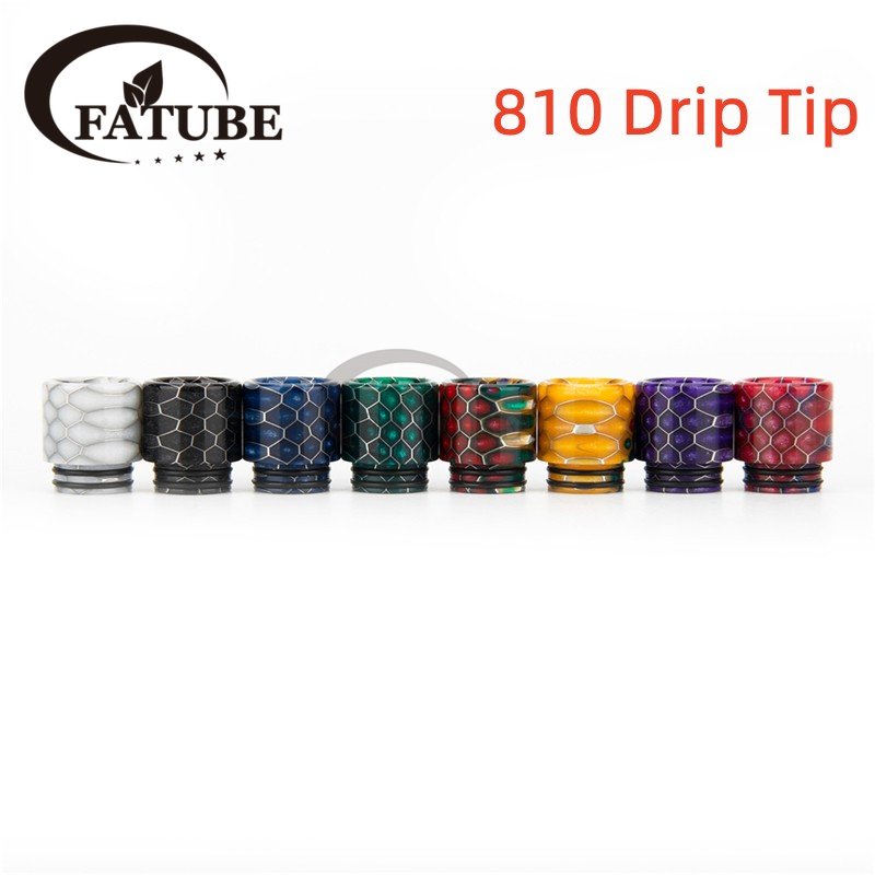 Drip Tip Resin - 1 Buah Ujung Tetes Resin 810