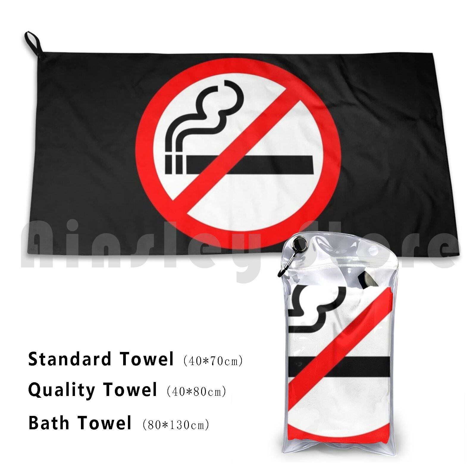 Quick Vape - Handuk Dilarang Merokok Tanda 3150 Merokok
