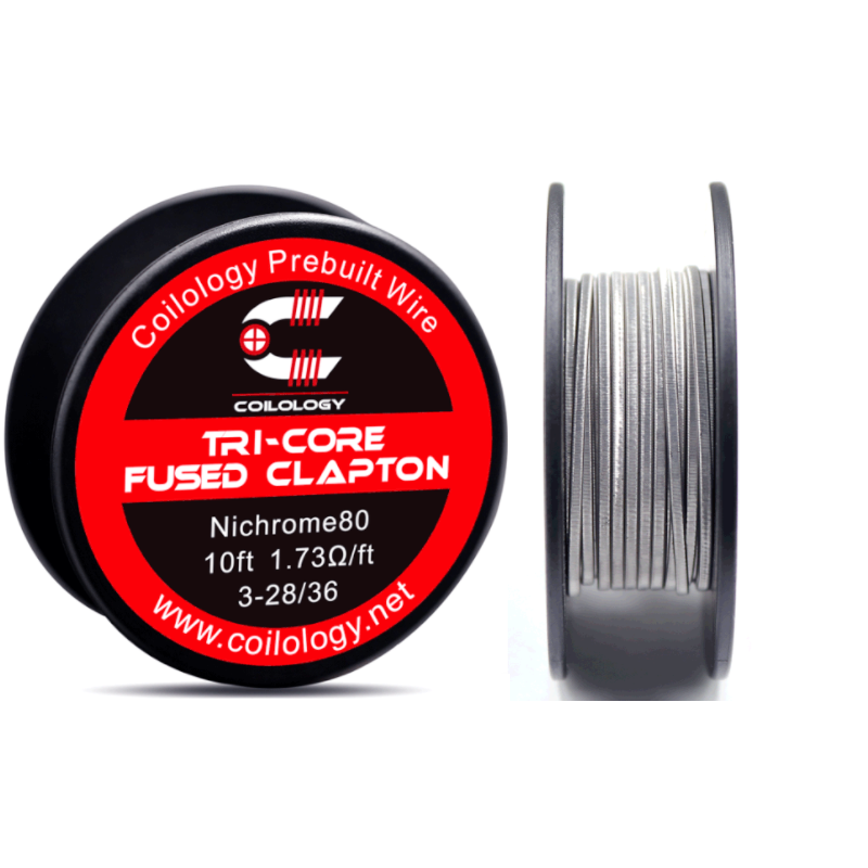 Rda Atomizer Deck - Coilology Tri-Core Fused Clapton NI80 1.73ohm