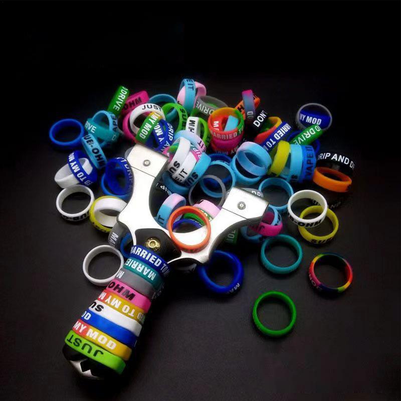 Vape Ring - Cincin joran pancing warna-warni 20 buah,