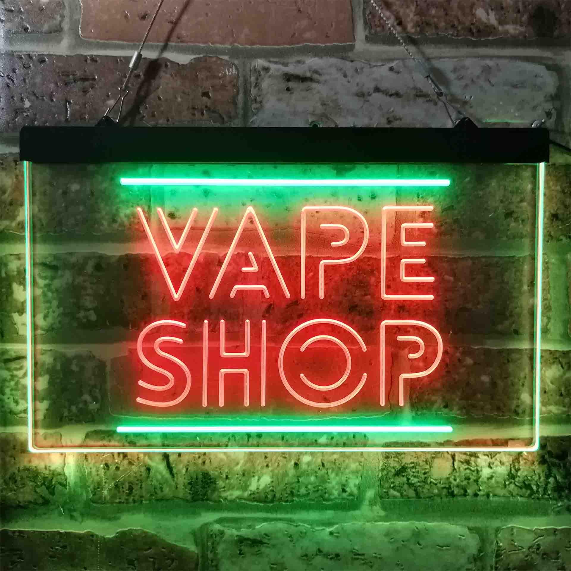 VAPE SHOP Tanda Neon Led Warna - Vaping Shop ulasan dan harga