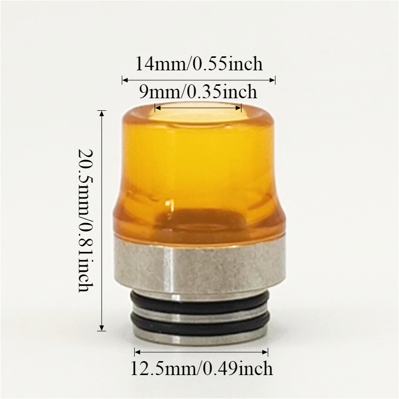 1 Buah 810 Wide Bore Drip Tip  - Drip Tip Resin ulasan dan harga