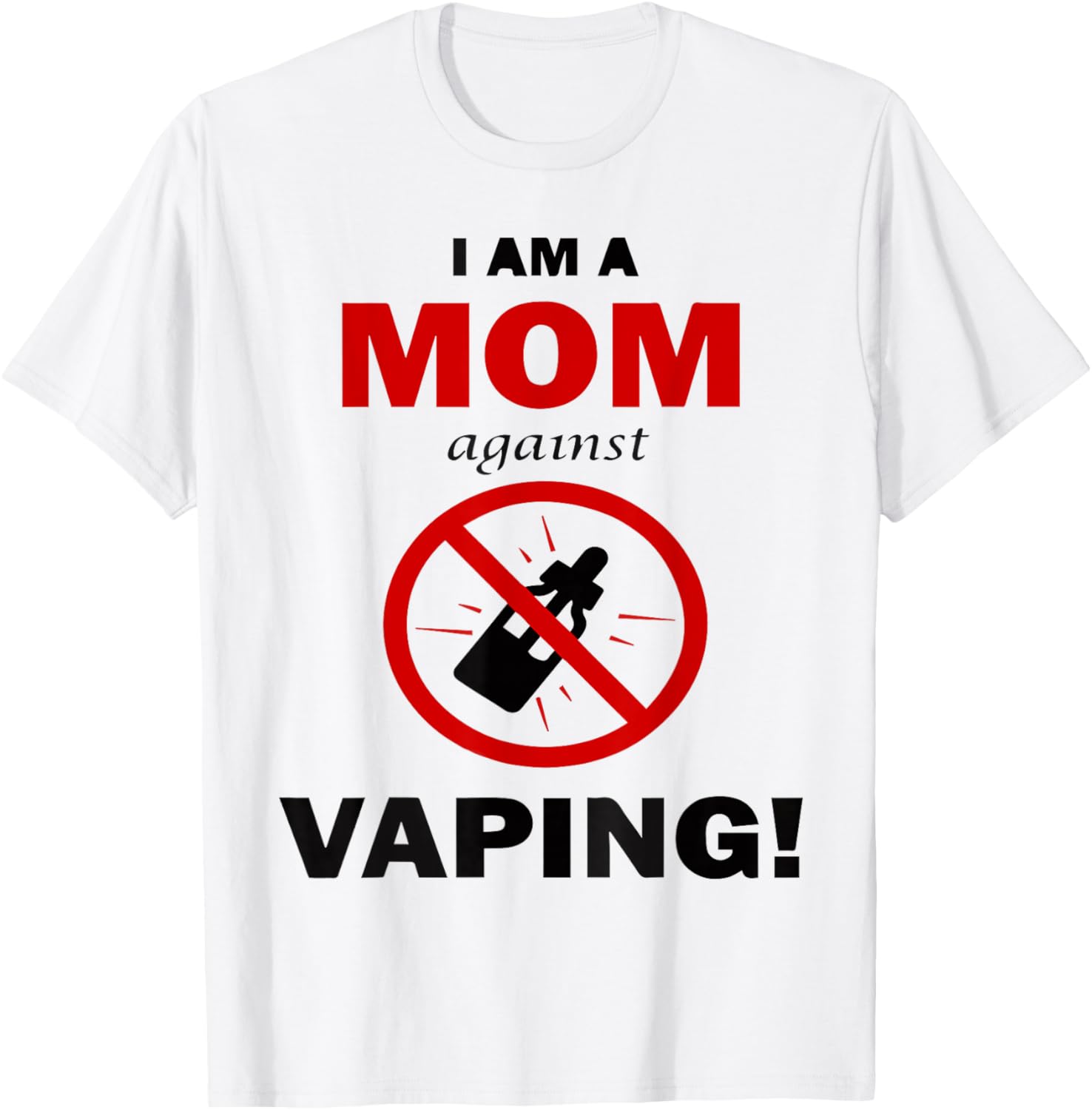 Kaos Katun Lembut Mom Against  - Vaping Shop ulasan dan harga