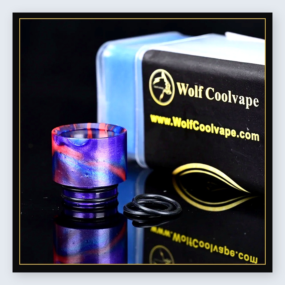 Wolfcoolvape 810 Drip Tips - S - Drip Tip Resin ulasan dan harga