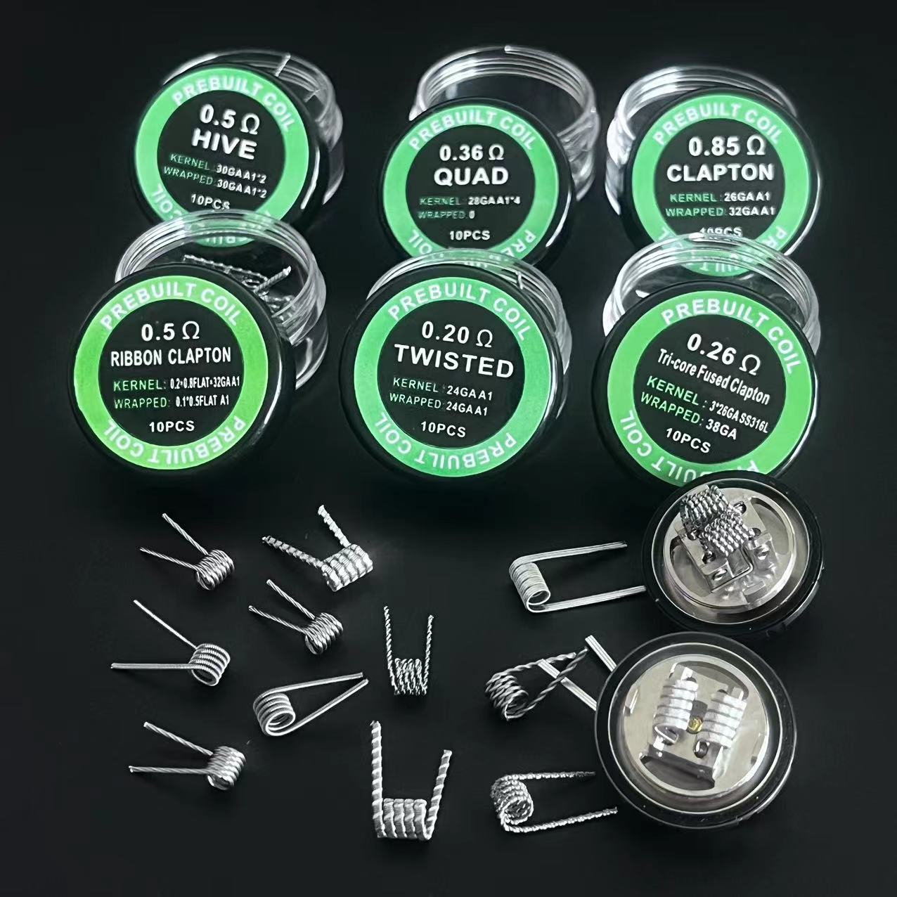 50pcs/30pcs/20pcs/10pcs DL RDL - Clapton Wire Pre Built ulasan dan harga