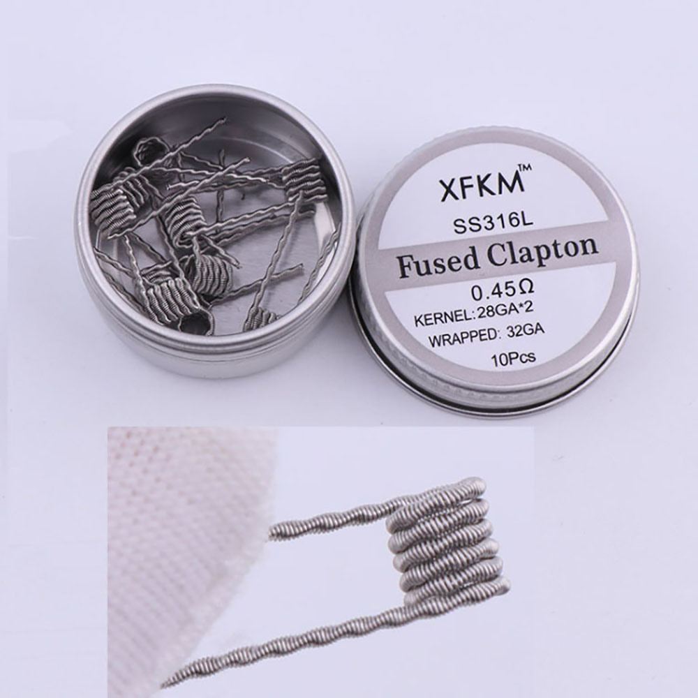 SS316L 10 buah/kotak gulungan  - Clapton Wire Pre Built ulasan dan harga