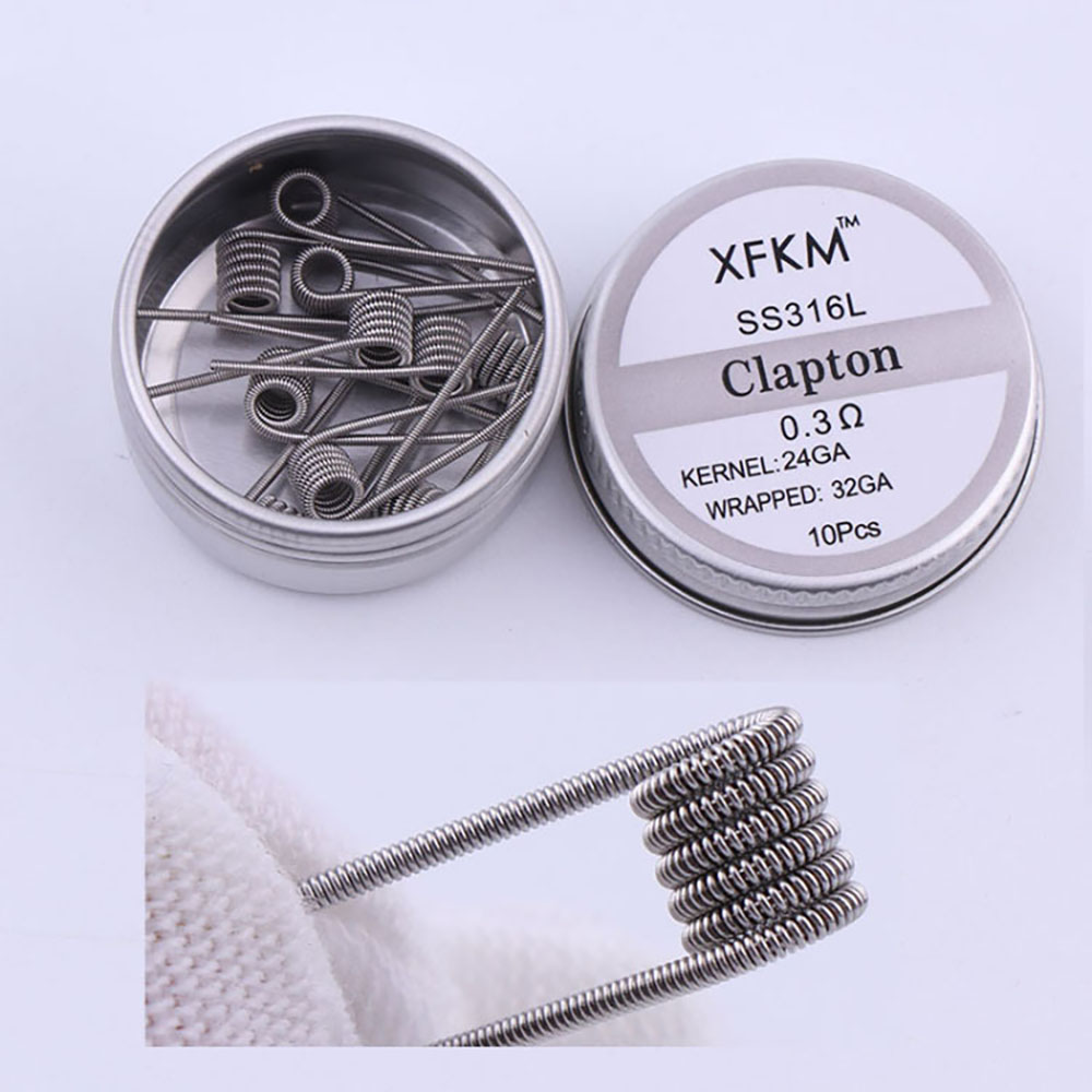 SS316L 10 buah/kotak gulungan  - Clapton Wire Pre Built ulasan dan harga