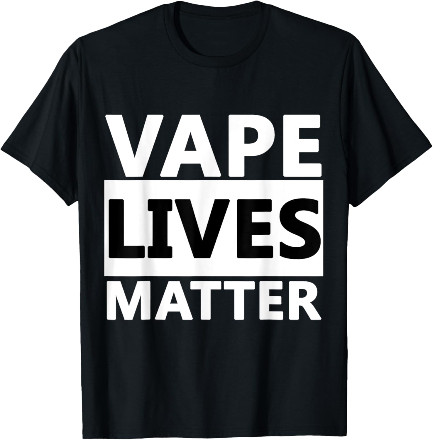 Kaus Katun Grafis Vape Lives M - Vaping Shop ulasan dan harga