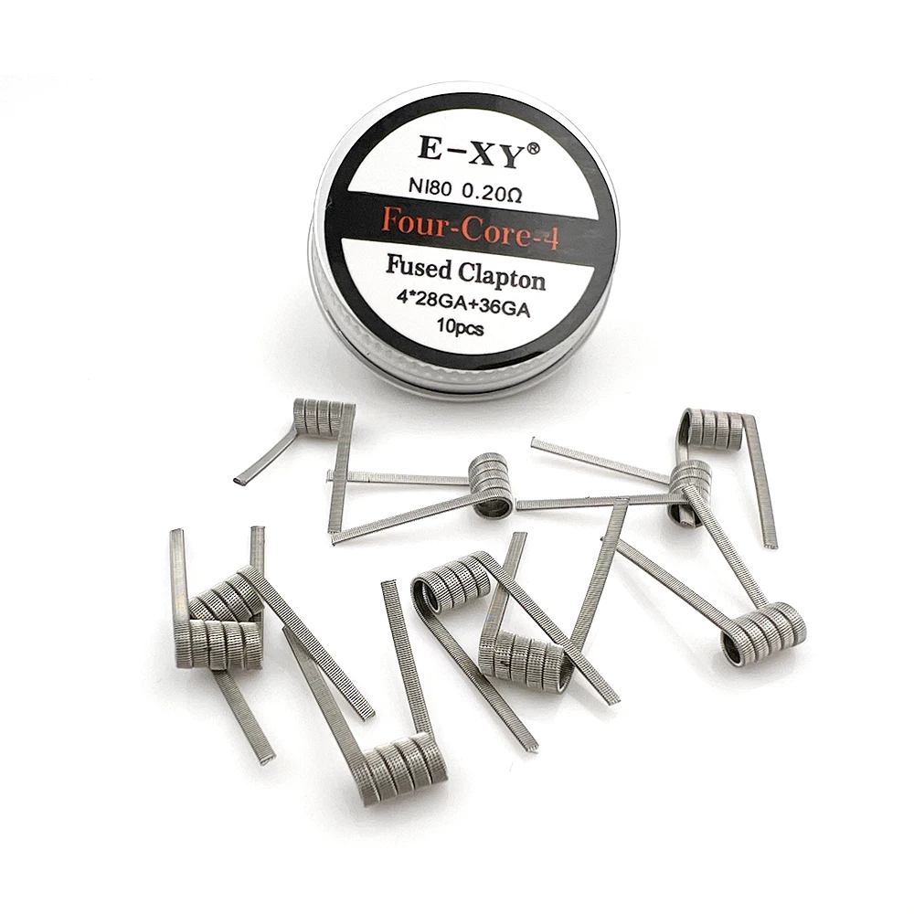 10 buah/kotak koil Prebuilt Ni - Clapton Wire Pre Built ulasan dan harga