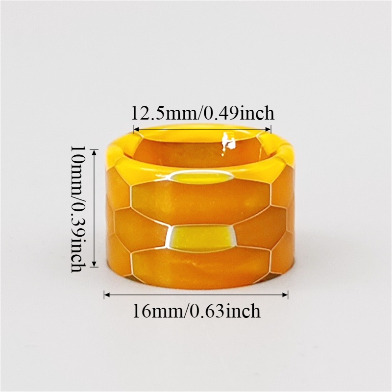 1 Buah Ujung Tetes Resin Kulit - Drip Tip Resin ulasan dan harga