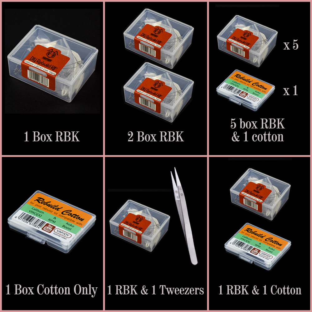 Kit Pembuatan Ulang VAPJOY DIY - Vape Coil Replacement ulasan dan harga