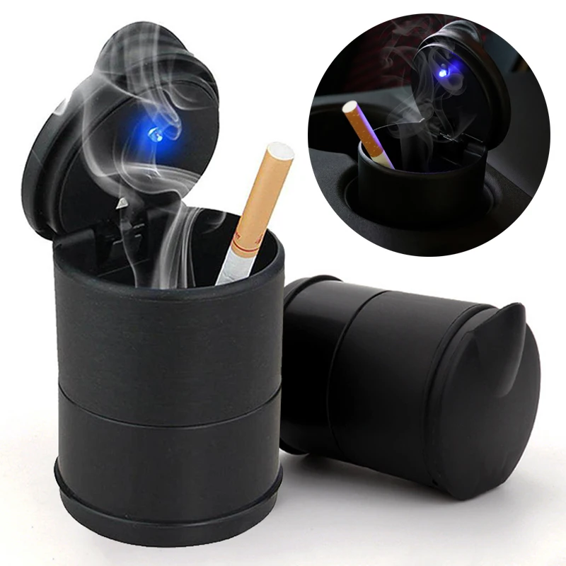 Asbak rokok LED mobil portabel - Vape Decoration ulasan dan harga