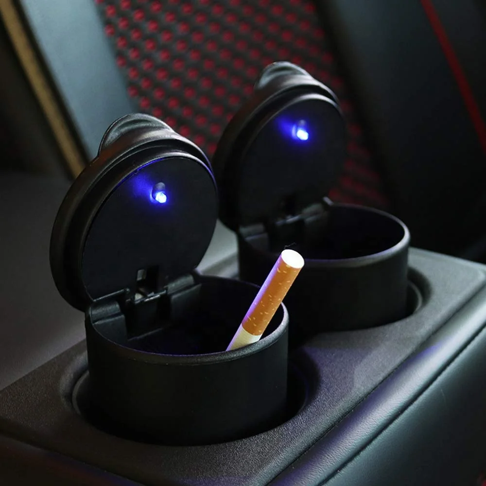 Asbak rokok LED mobil portabel - Vape Decoration ulasan dan harga