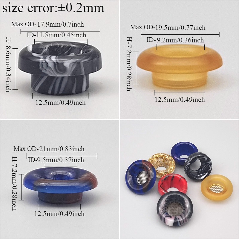 1 Buah 810 Layar Filter Nosel  - Drip Tip Resin ulasan dan harga