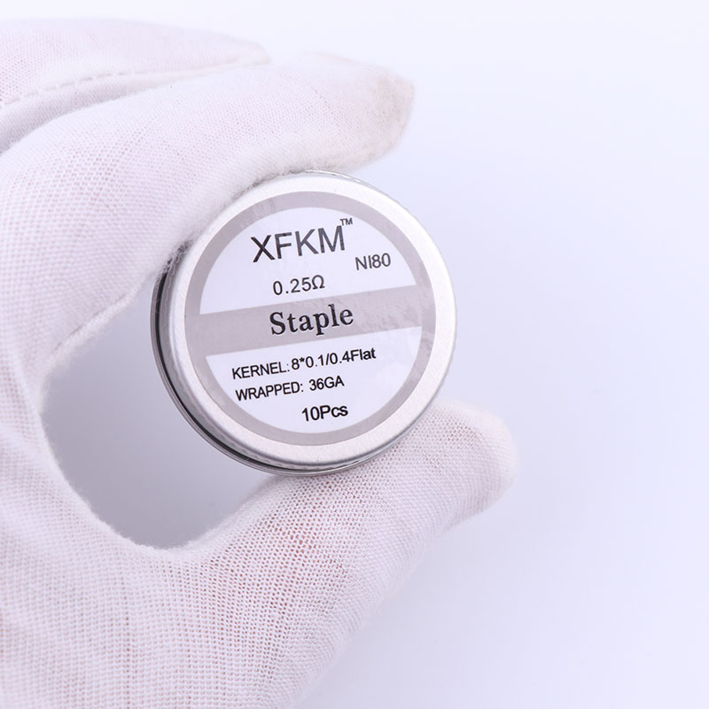 Baru XFKM 10 Buah/Kotak NI80 G - Clapton Wire Pre Built ulasan dan harga