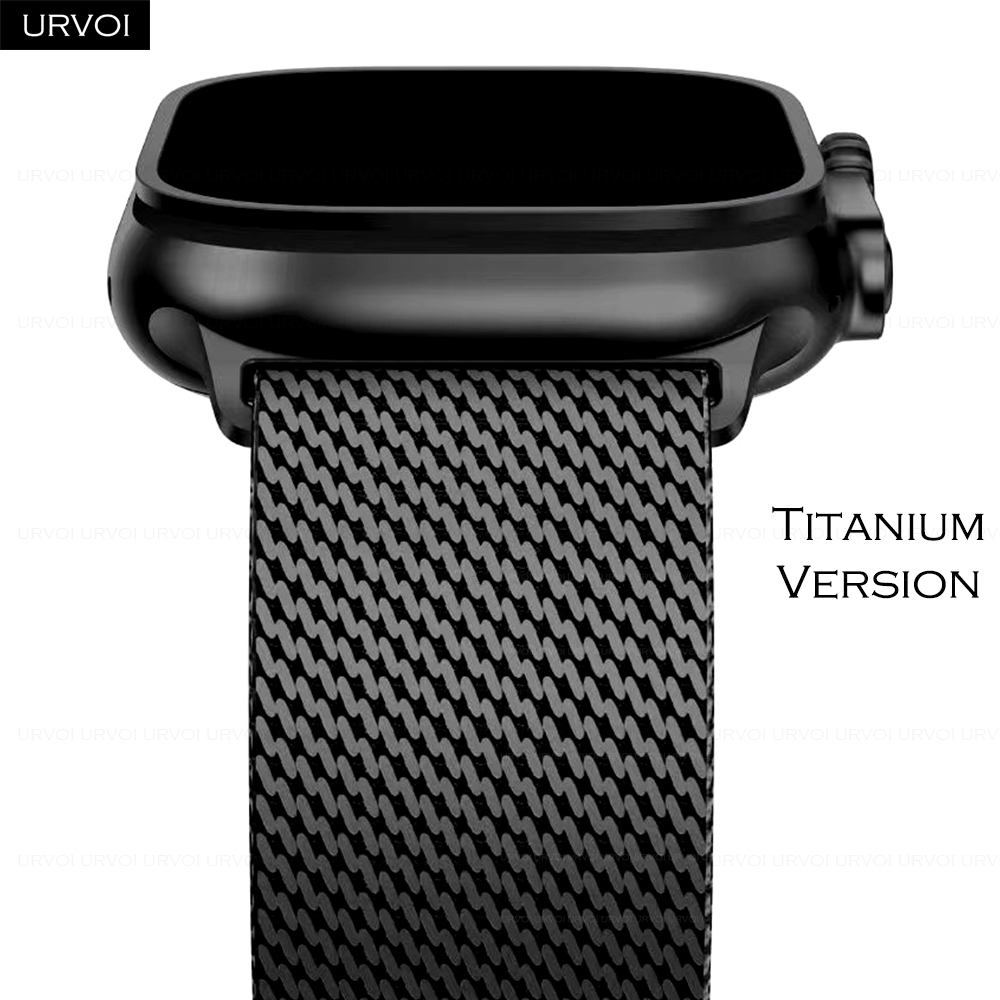 URVOI Titanium Milanese loop u - Mesh Coil Strip ulasan dan harga